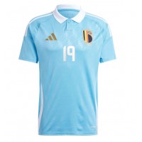 Belgium Johan Bakayoko #19 Replica Away Shirt Euro 2024 Short Sleeve